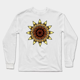 African Sun MANDALA Long Sleeve T-Shirt